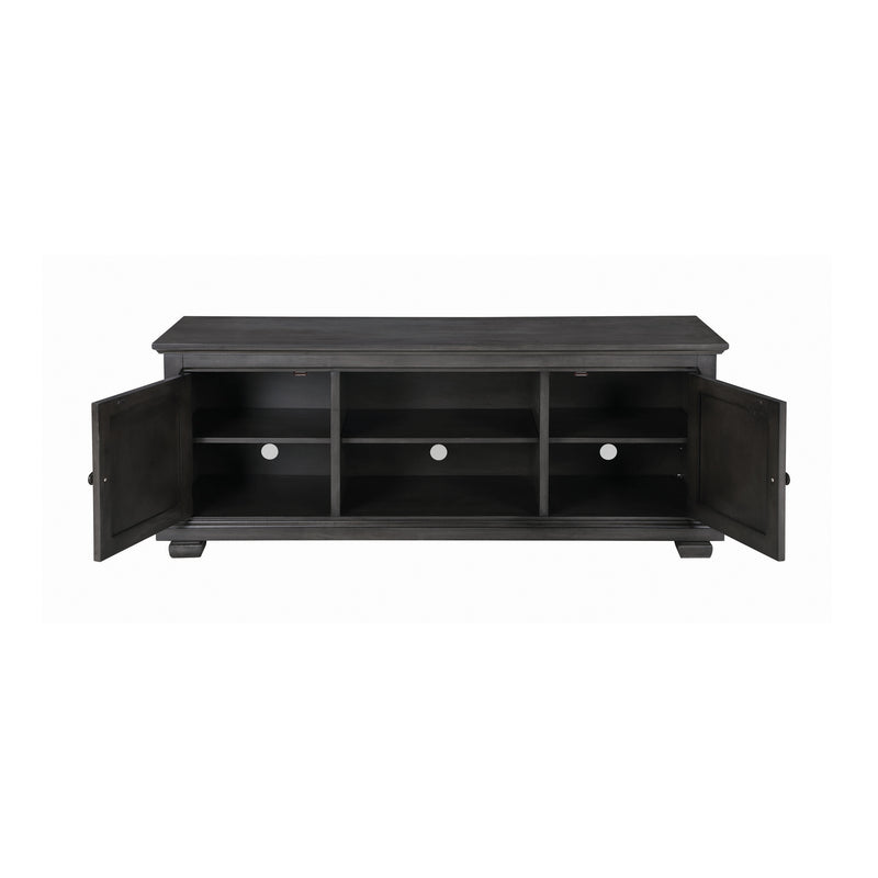 2-door TV Console Rustic Grey
