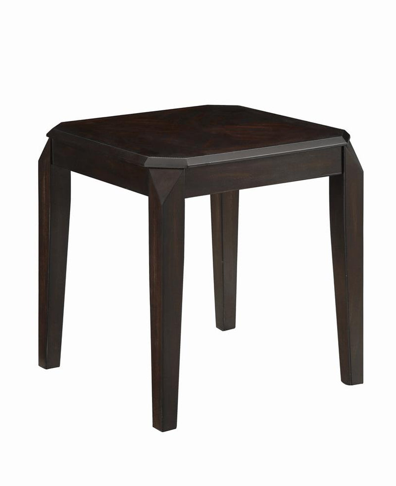 Square End Table Walnut