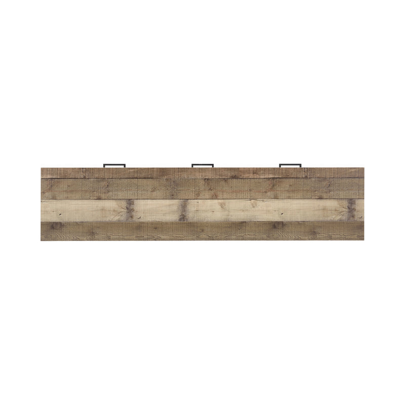 71″ 3-drawer TV Console Weathered Pine