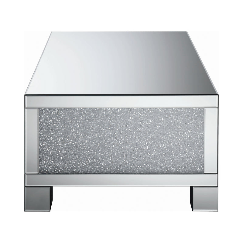 Rectangular Coffee Table Clear Mirror