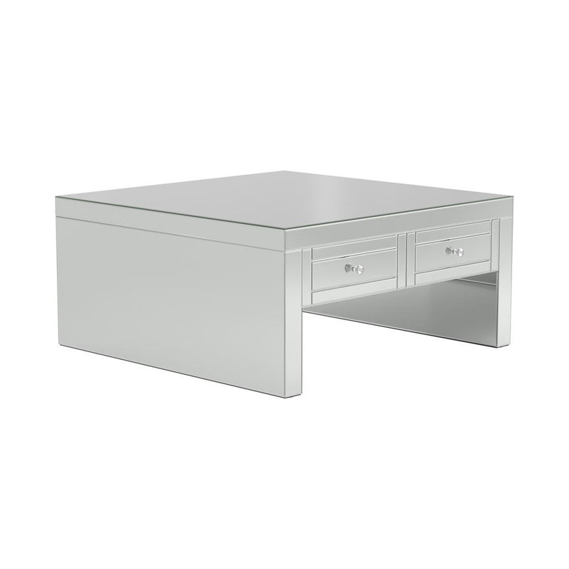 Square Coffee Table Silver