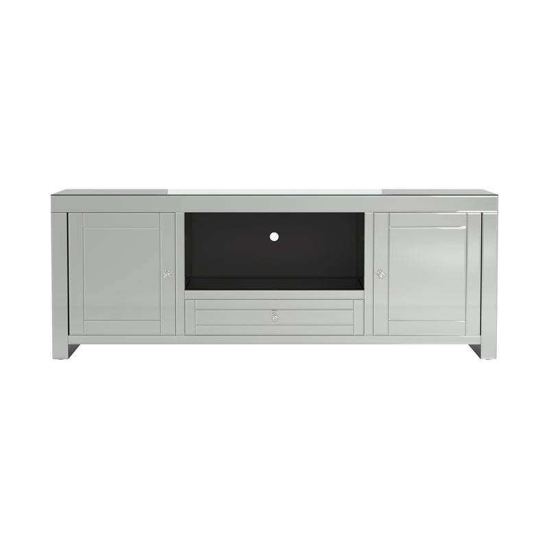 2-door TV Console Silver