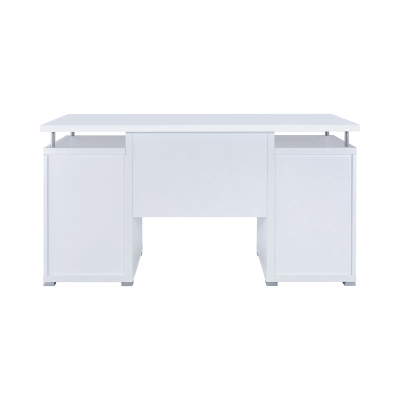 Tracy 2-drawer Computer Desk White