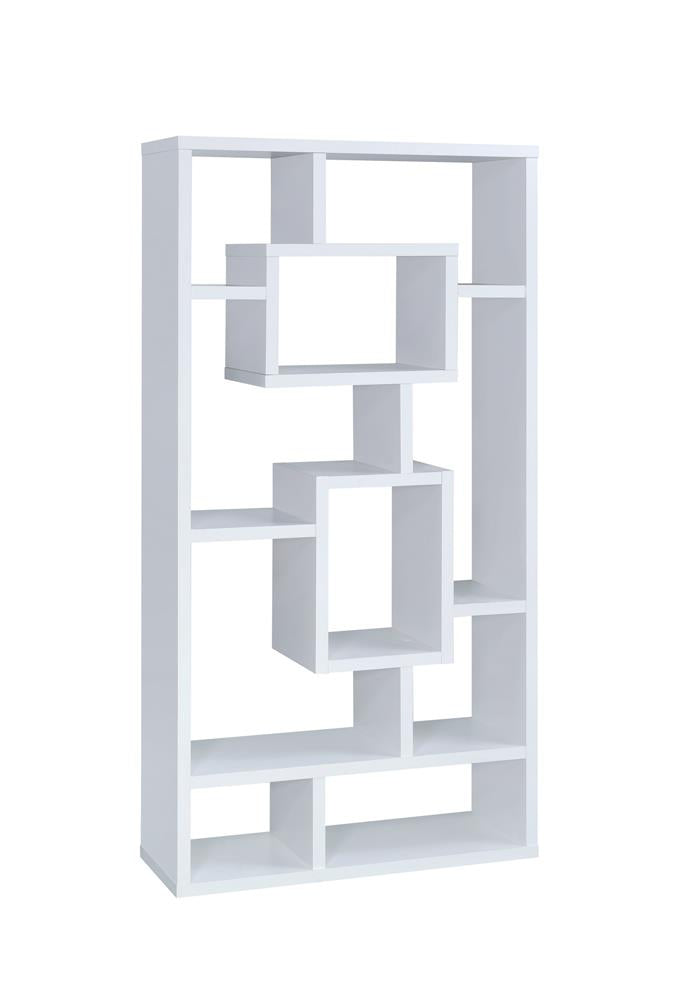 10-shelf Bookcase White