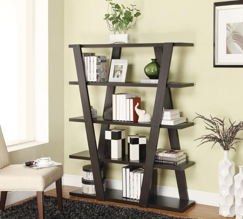 4-tier Bookcase Cappuccino