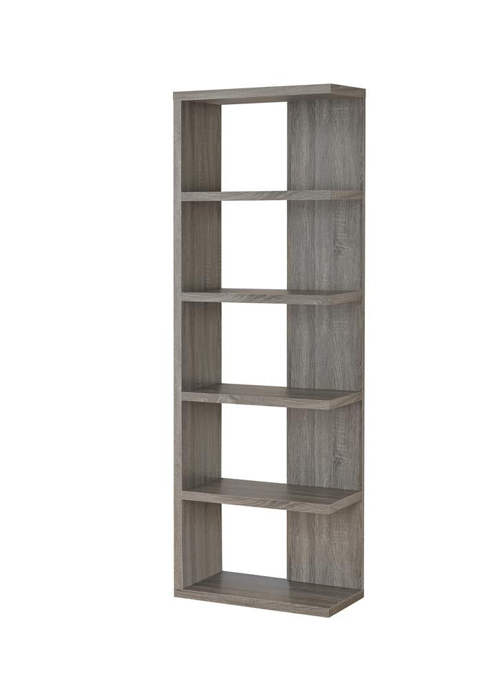 5-tier Bookcase Weathered Grey