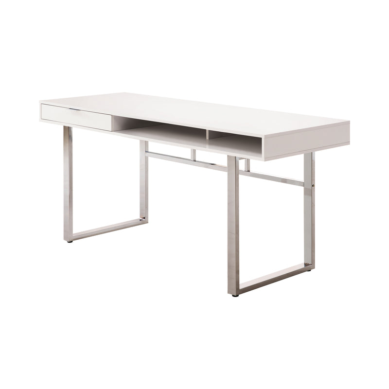 Whitman 4-drawer Writing Desk Weathered Grey