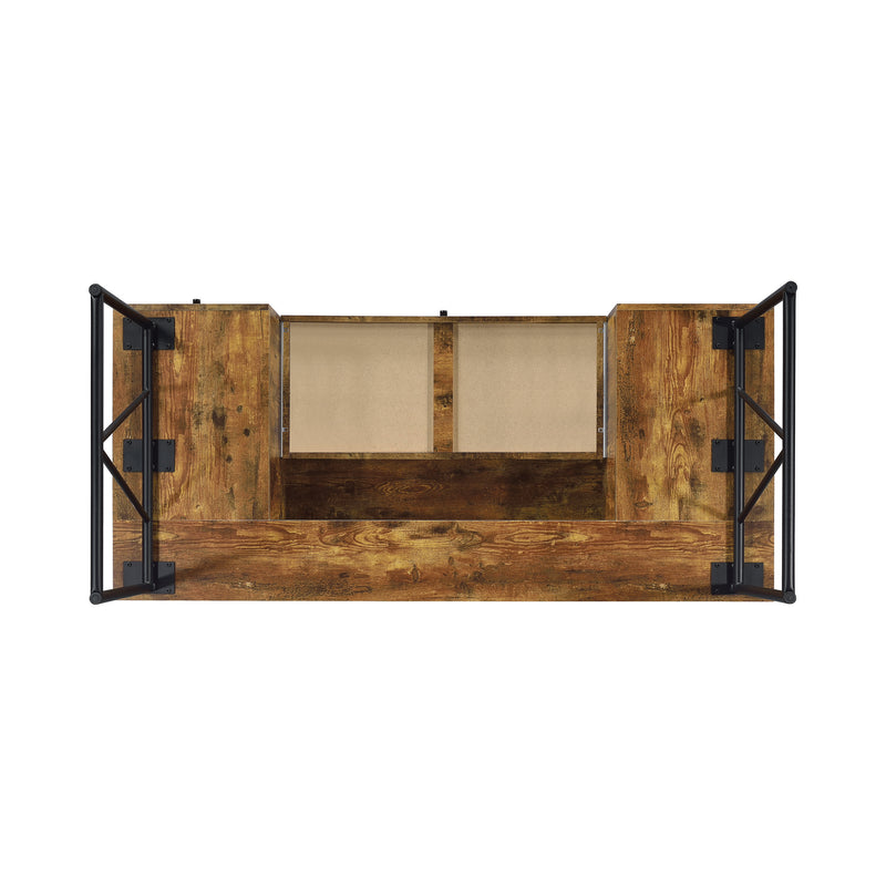 Analiese 4-shelf Open Bookcase Grey Driftwood