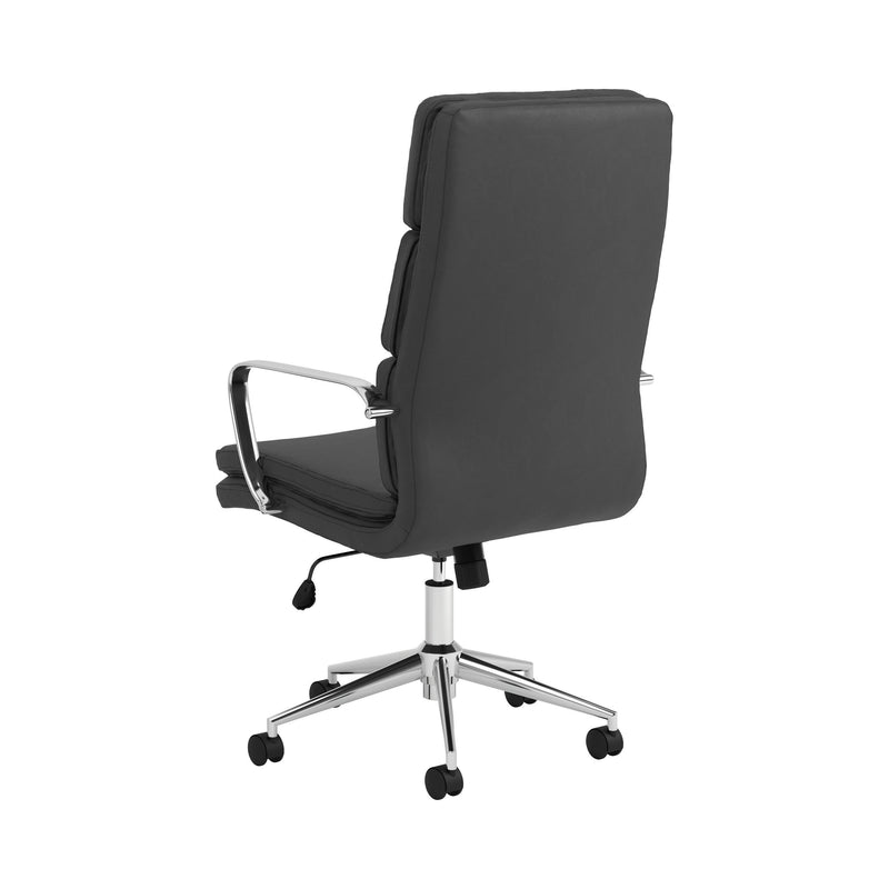 High Back Upholstered Office Chair Black