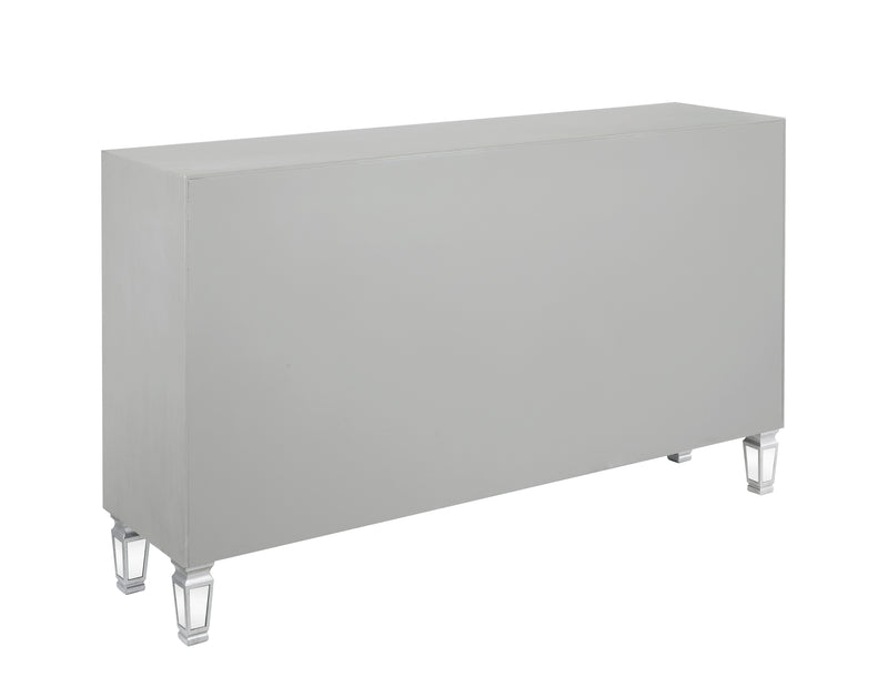 3-drawer Accent Cabinet Silver