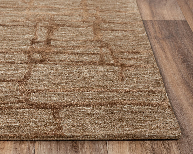 Becker Collection - Modern Brown 5' X 8'