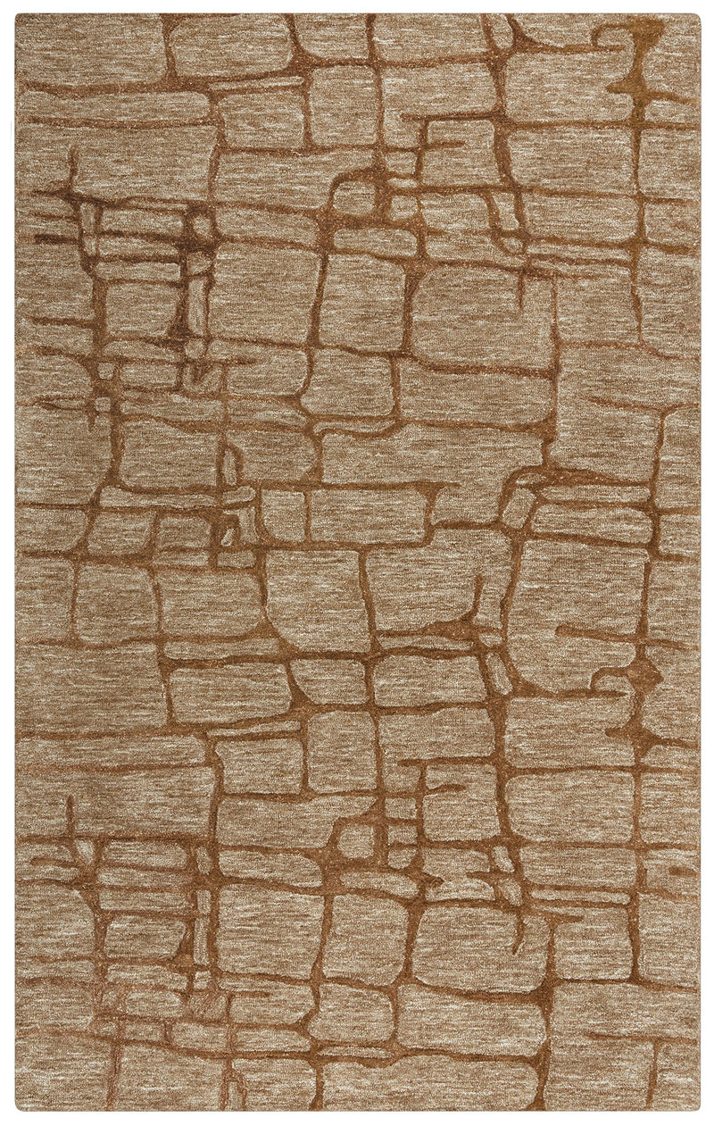 Becker Collection - Modern Brown 5' X 8'