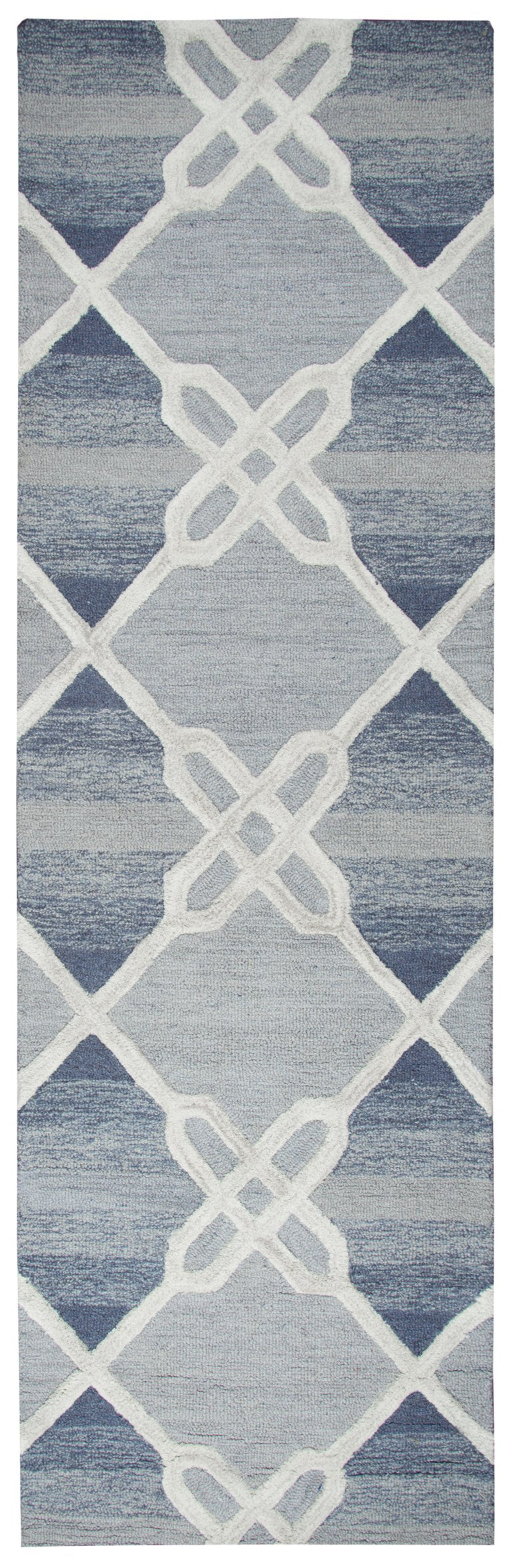 Caterine Collection - Geometric Blue 2' Runner