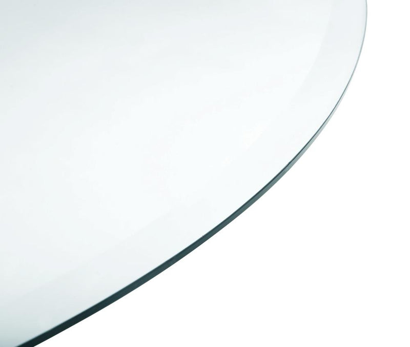 48″ Round Glass Table Top Clear