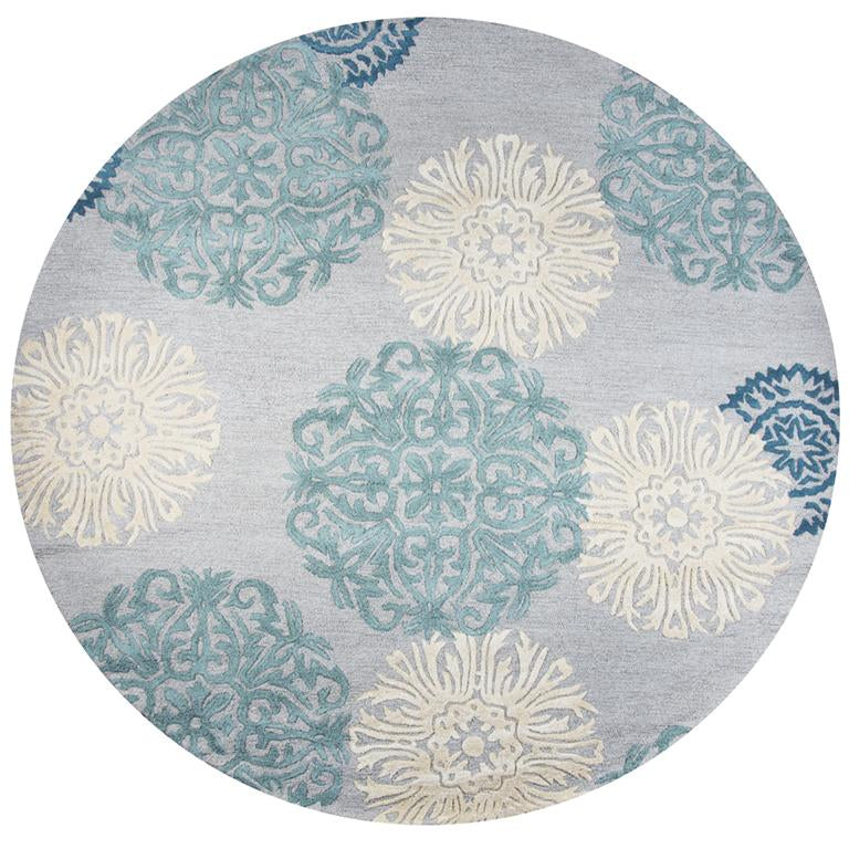 Dimensions Collection - Transitional Blue 10' Round