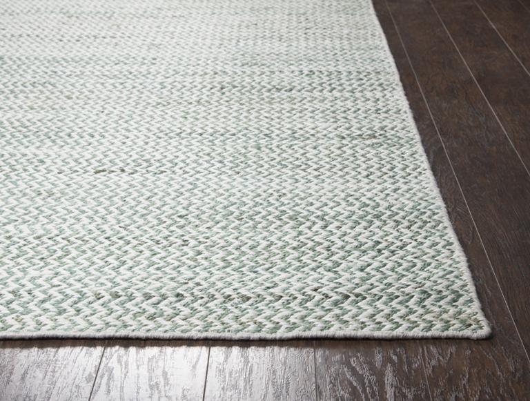 Ellington Collection - Casual Ivory & White 5' X 8'