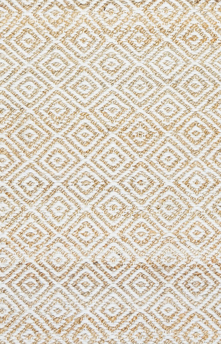 Ellington Collection - Casual Ivory & White 5' X 8'
