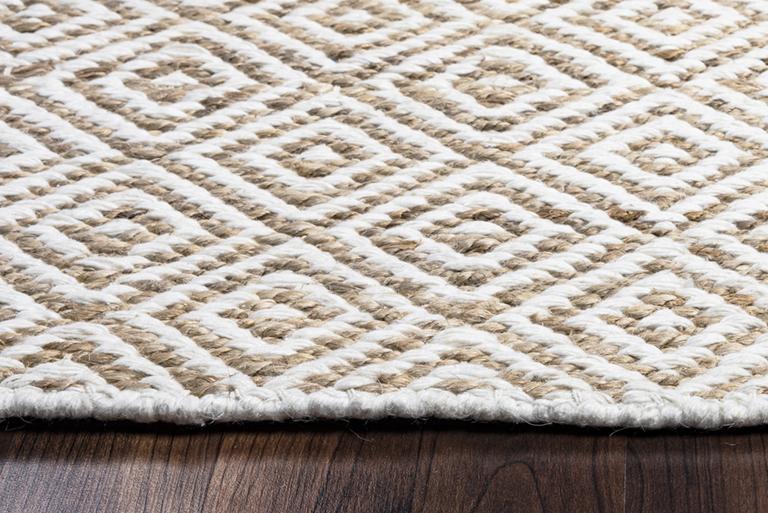 Ellington Collection - Casual Ivory & White 2' Runner