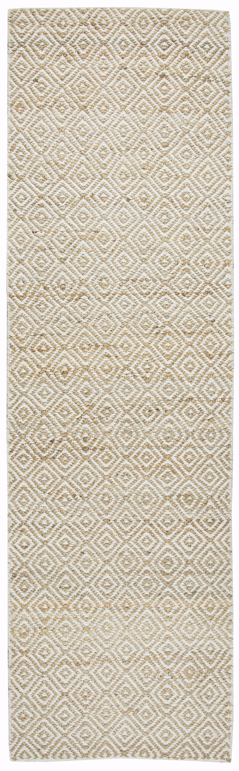 Ellington Collection - Casual Ivory & White 2' Runner