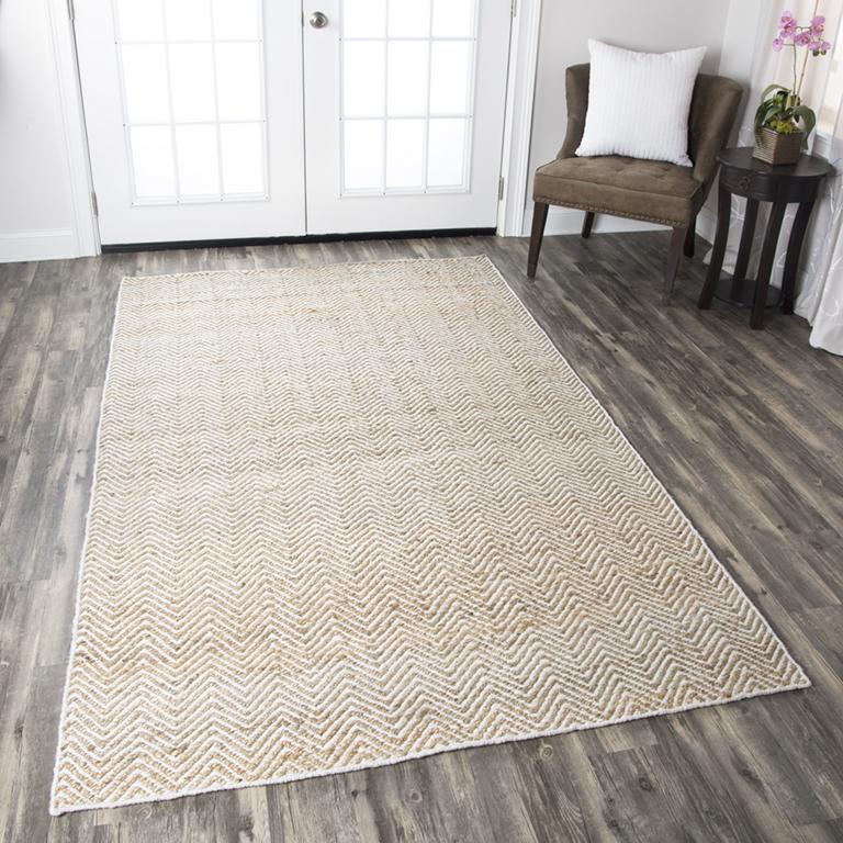 Ellington Collection - Casual Ivory & White 2' Runner