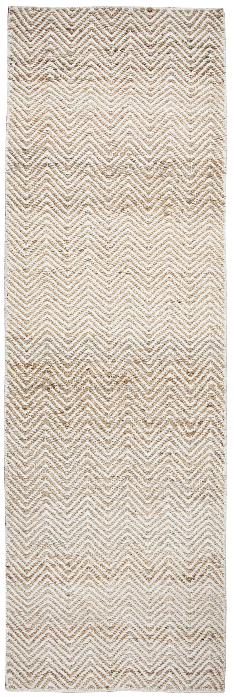 Ellington Collection - Casual Ivory & White 2' Runner