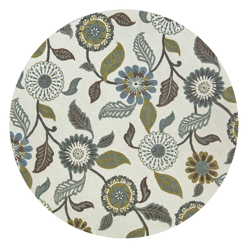 Eden Harbor Collection - Botanical Green 10' Round