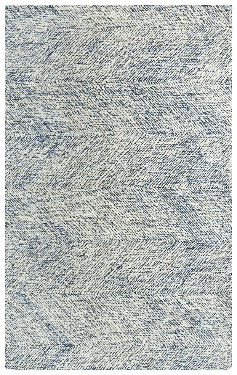 Etchings Collection - Transitional Blue 5' X 7'
