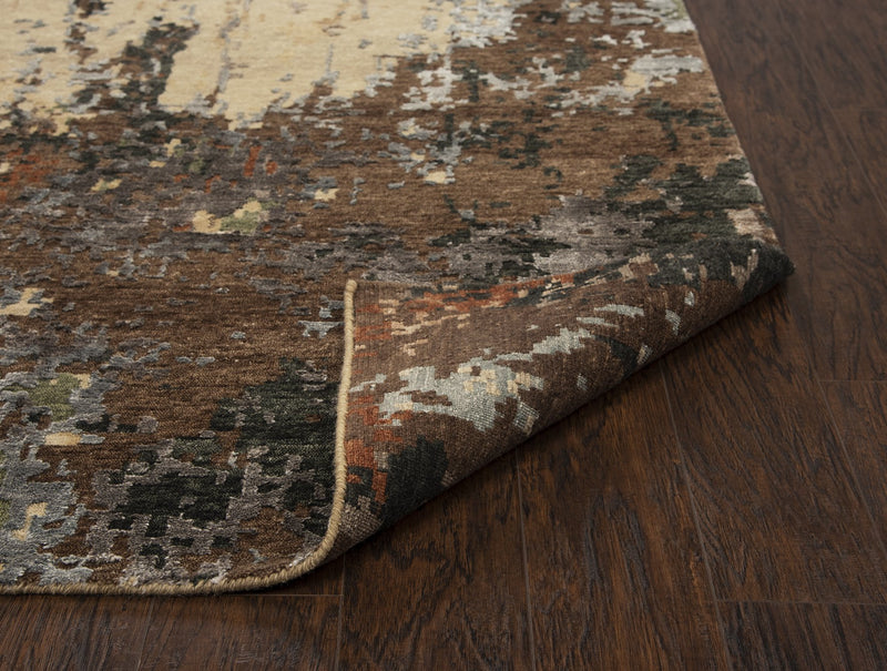 Finesse Collection - Modern Brown 9' X 12'