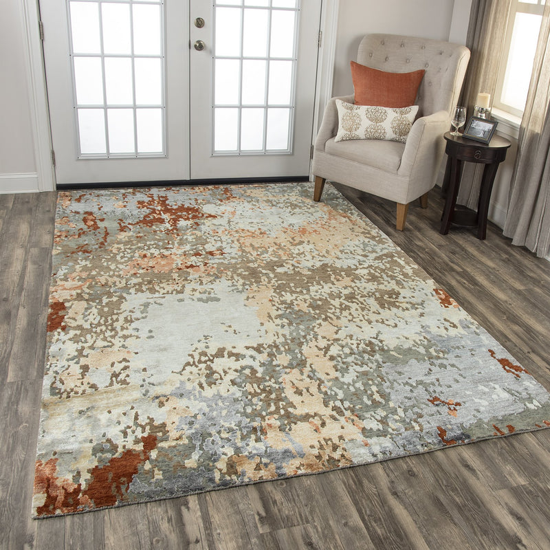 Finesse Collection - Modern Brown 9' X 12'