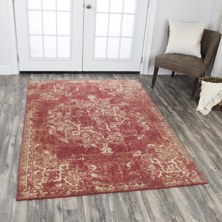 Gossamer Collection - Transitional Red 3' X 5'