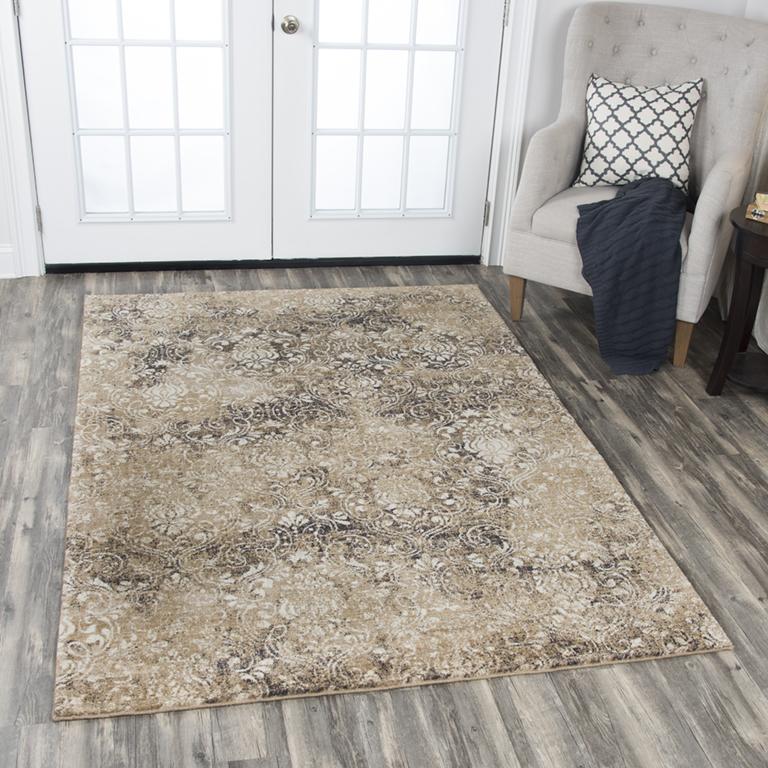 Gossamer Collection - Transitional Ivory & White 2' Runner
