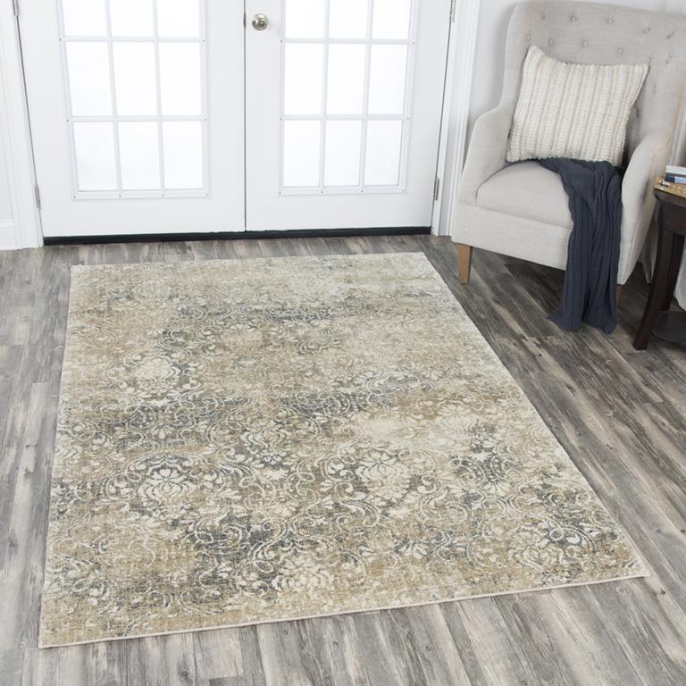 Gossamer Collection - Transitional Brown 5' X 8'