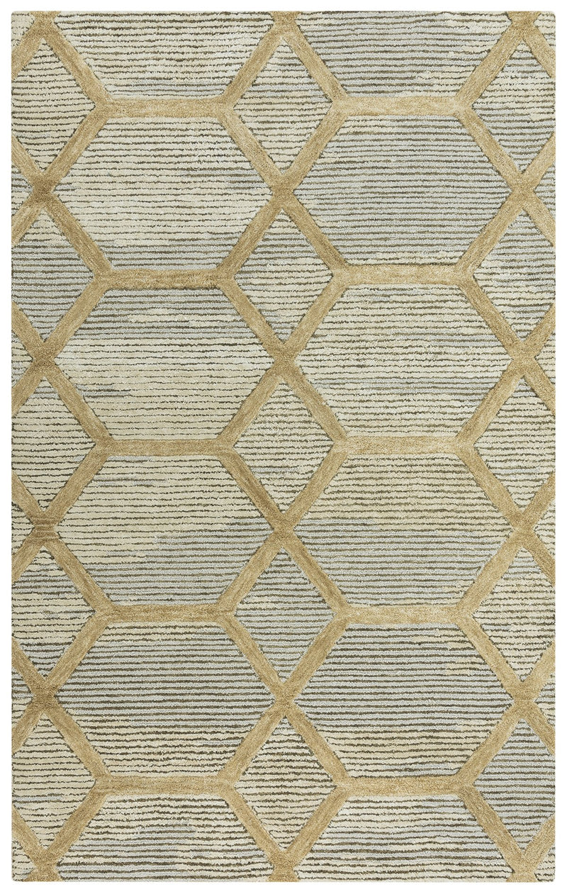 Haven Collection - Modern Brown 5' X 7'