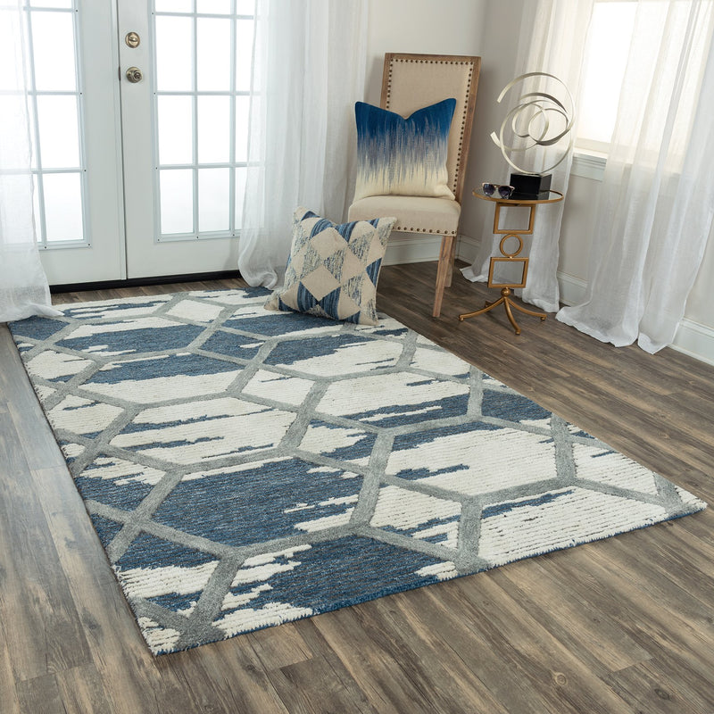 Haven Collection - Modern Blue 8' X 10'