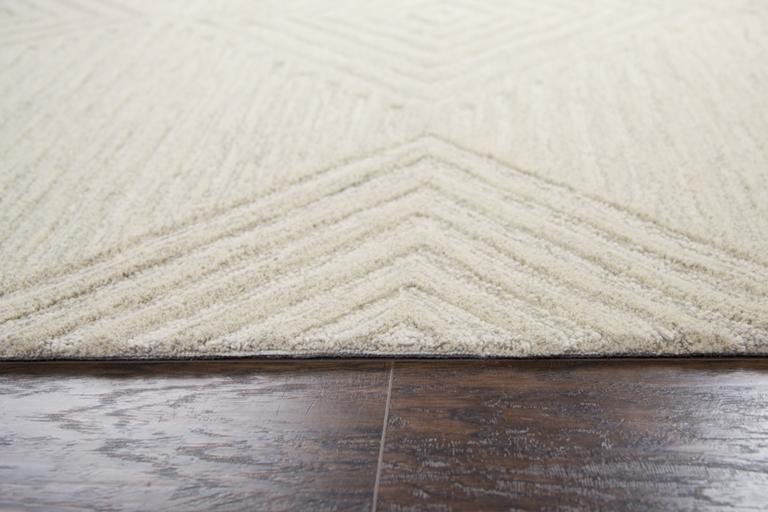 Idyllic Collection - Transitional Ivory & White 9' X 12'