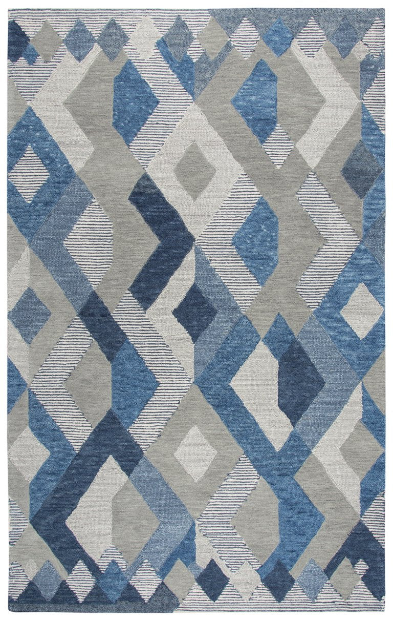 Idyllic Collection - Contemporary Ivory & White 5' X 8'