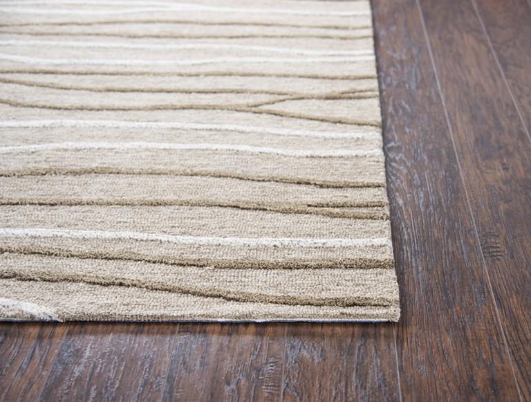 Idyllic Collection - Contemporary Ivory & White 2' Runner