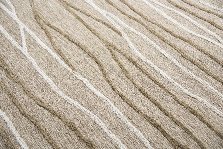 Idyllic Collection - Contemporary Ivory & White 2' Runner
