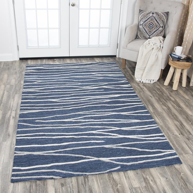 Idyllic Collection - Contemporary Blue 2' Runner