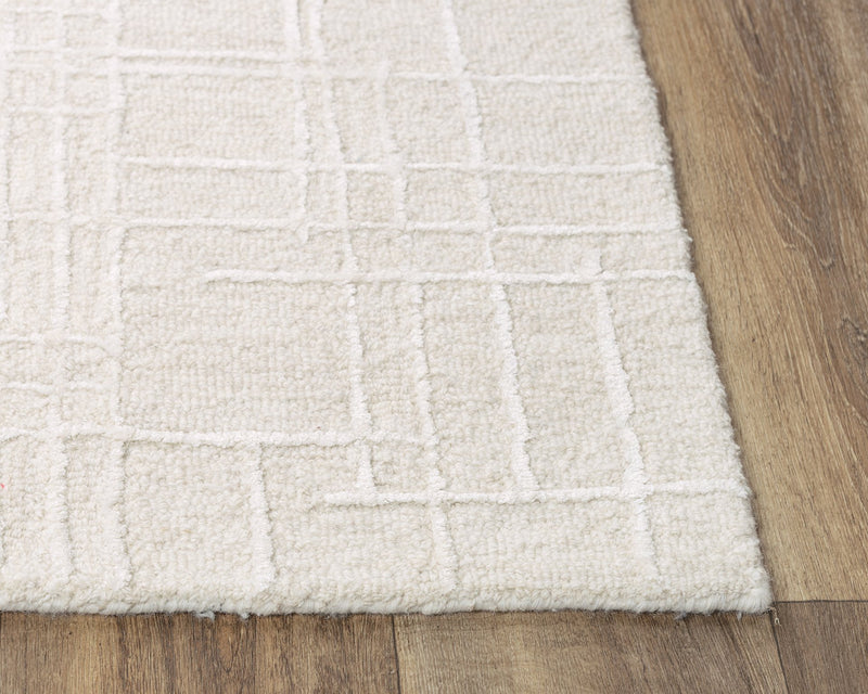 Jazz Collection - Modern Ivory & White 8' X 10'
