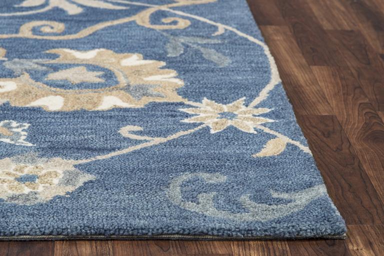 Leone Collection - Transitional Blue 2' Runner