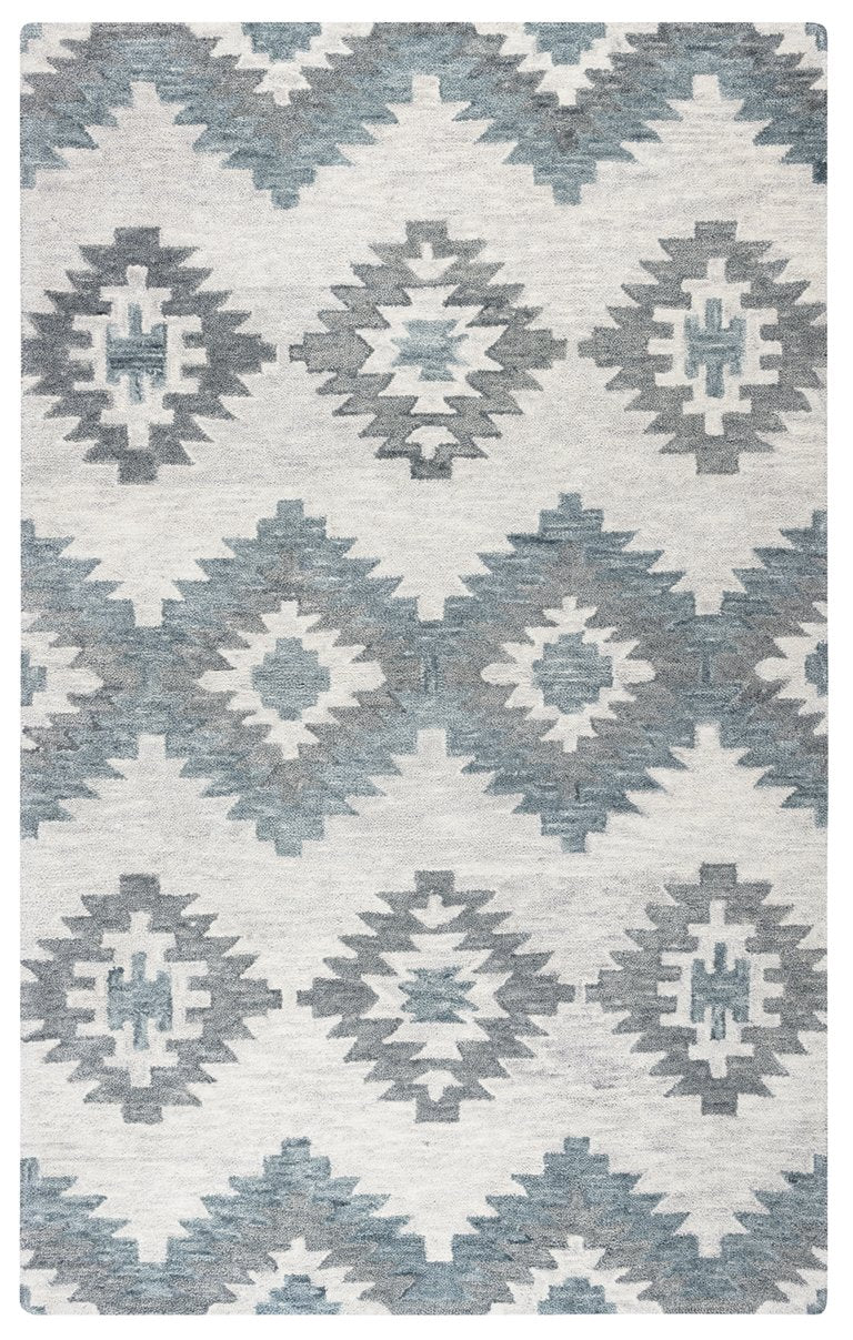 Leone Collection - Southwest Ivory & White 2' Runner