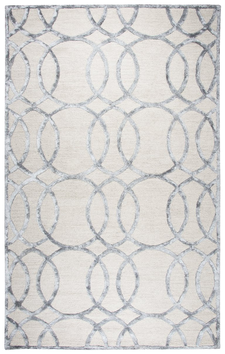 Monroe Collection - Geometric Ivory & White 2' Runner