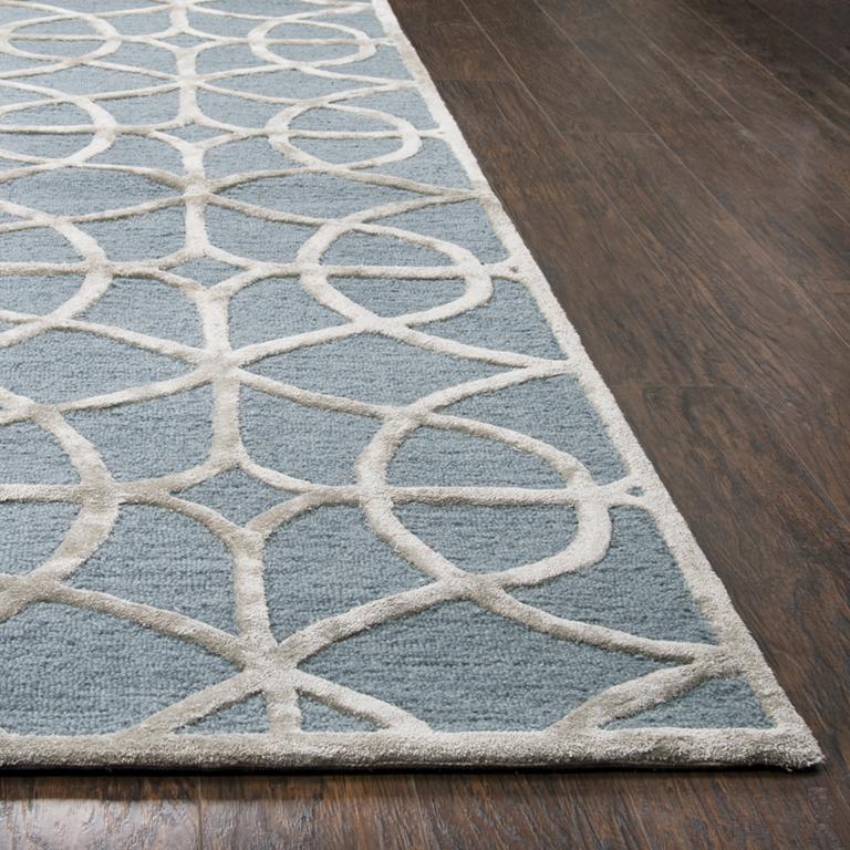Monroe Collection - Geometric Blue 9' X 12'