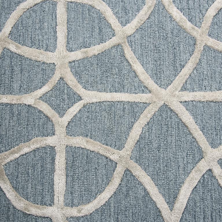 Monroe Collection - Geometric Blue 9' X 12'