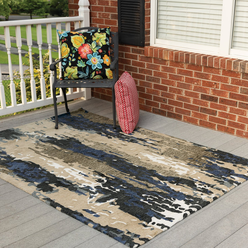 Metro Collection - Modern Brown 8' X 10'