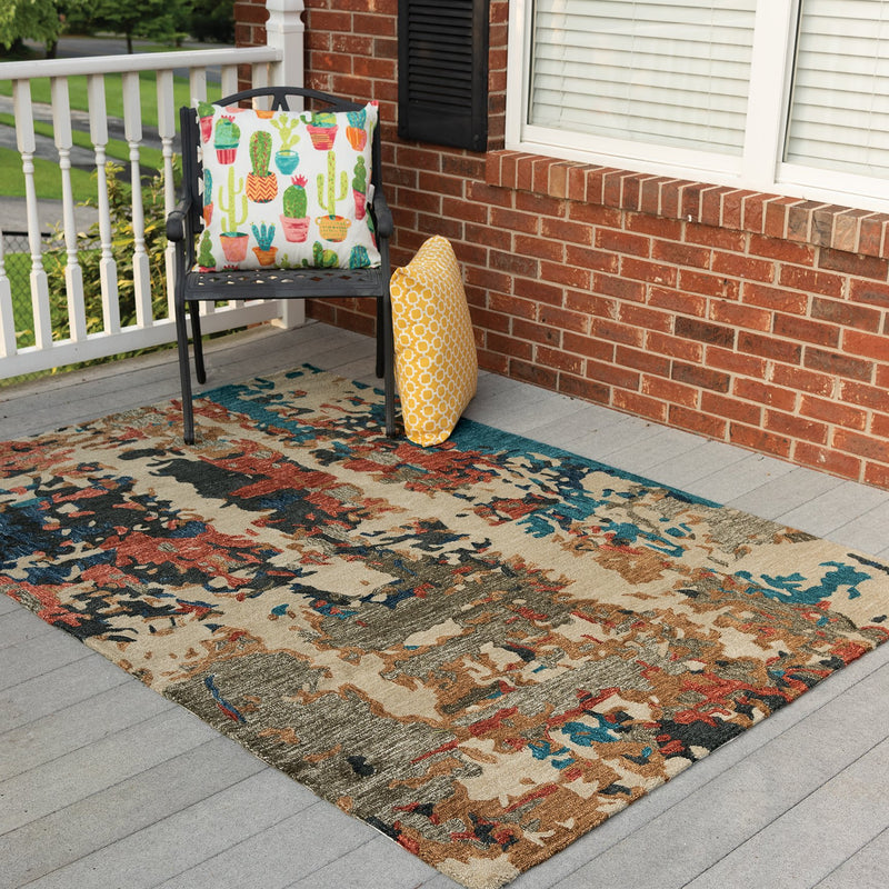 Metro Collection - Modern Brown 8' X 10'
