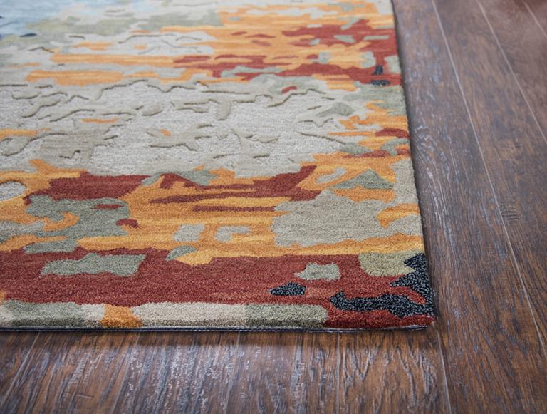 Mod Collection - Contemporary Brown 5' X 8'