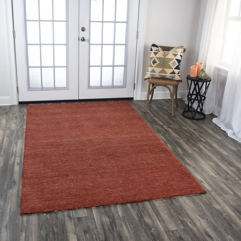 Mason  Park Collection - Casual Red 5' X 7'