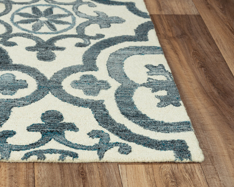 Matrix Collection - Transitional Ivory & White 9' X 12'
